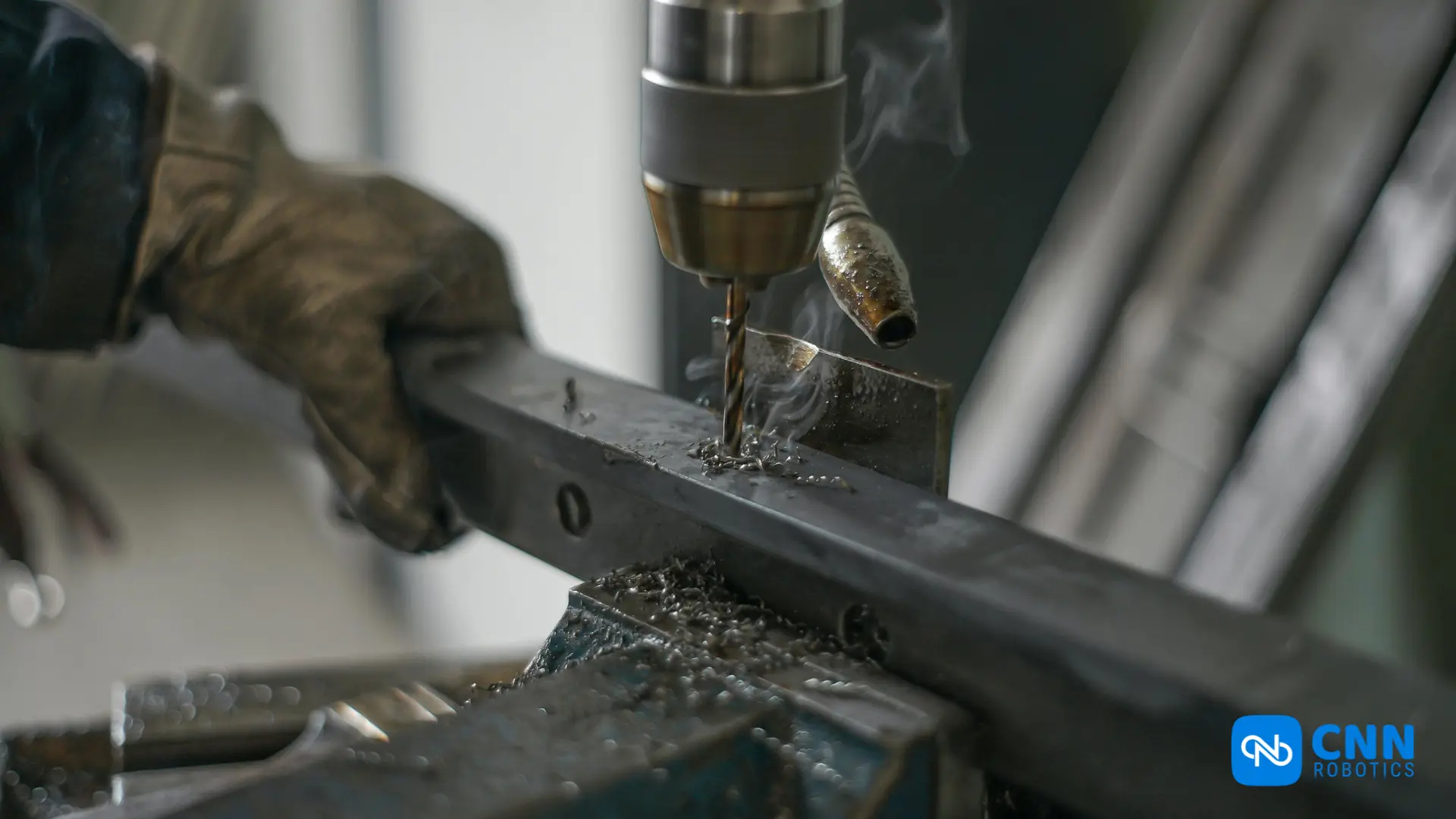 Smart factory with automated machinery and robotics – highlighting precision over speed in future manufacturing competitiveness