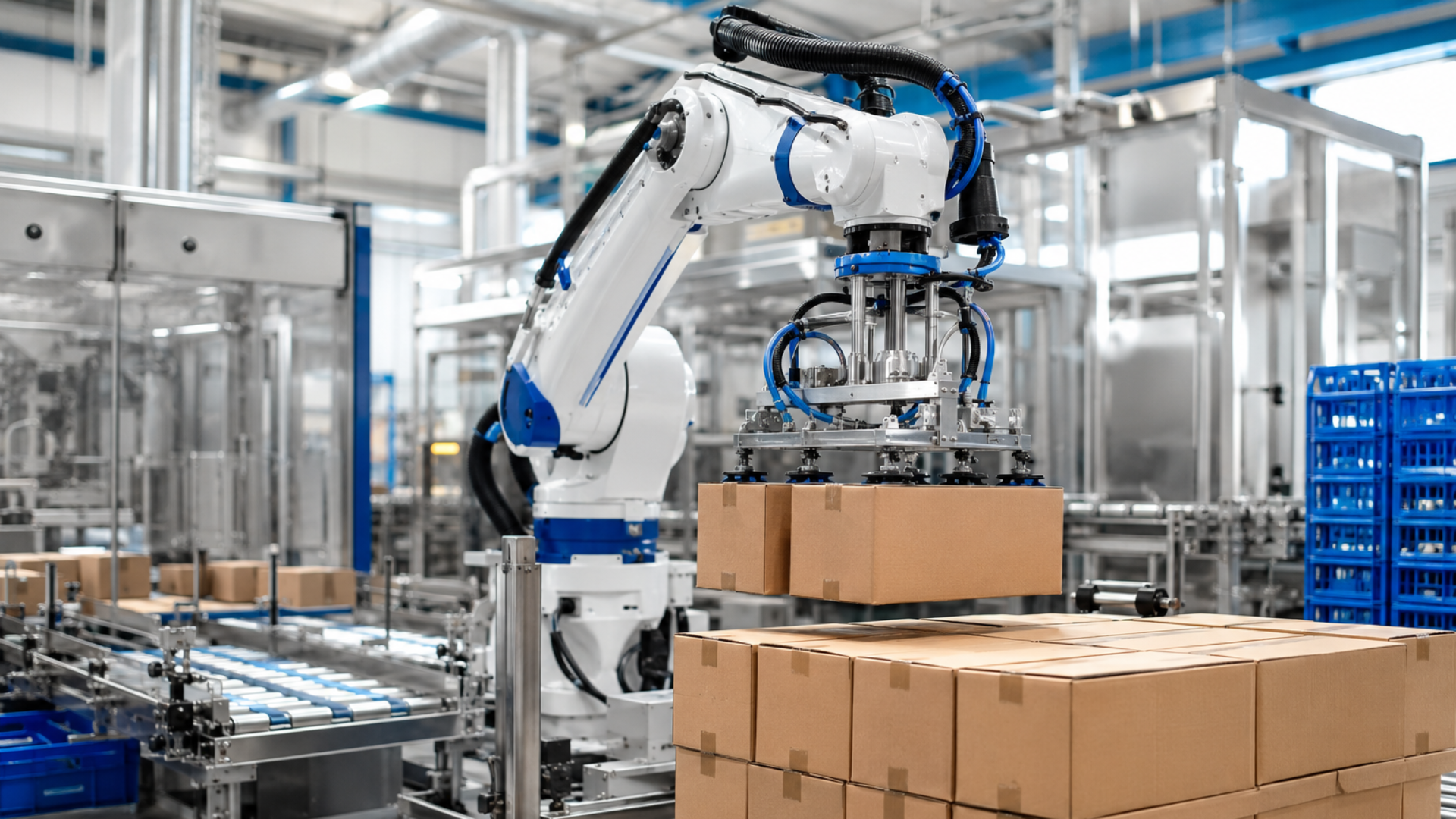 Why Food & Beverage Plants Automate Palletizing in 2026