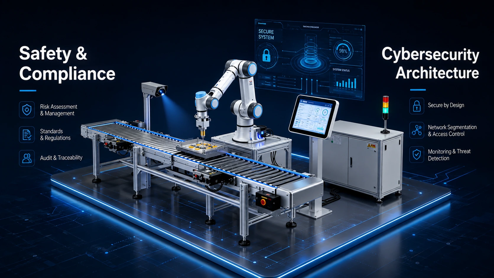 Industrial Robot Safety & Cybersecurity in Europe